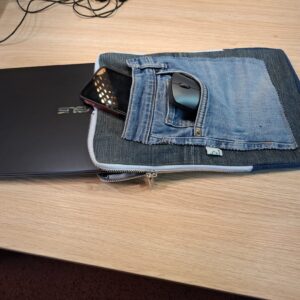 Home husă laptop denim revival