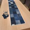 runner masă denim table